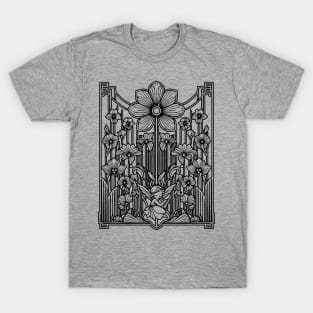 Flowers with a Fairy Art Deco T-Shirt